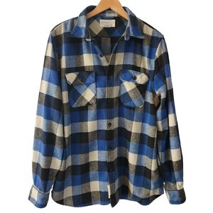 Denim & Supply Ralph Lauren Wool Blend Button Up Plaid Shirt